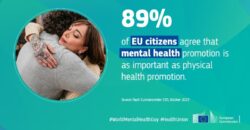 Europenii consideră că promovarea sănătății mintale este la fel de importantă ca și promovarea sănătății fizice